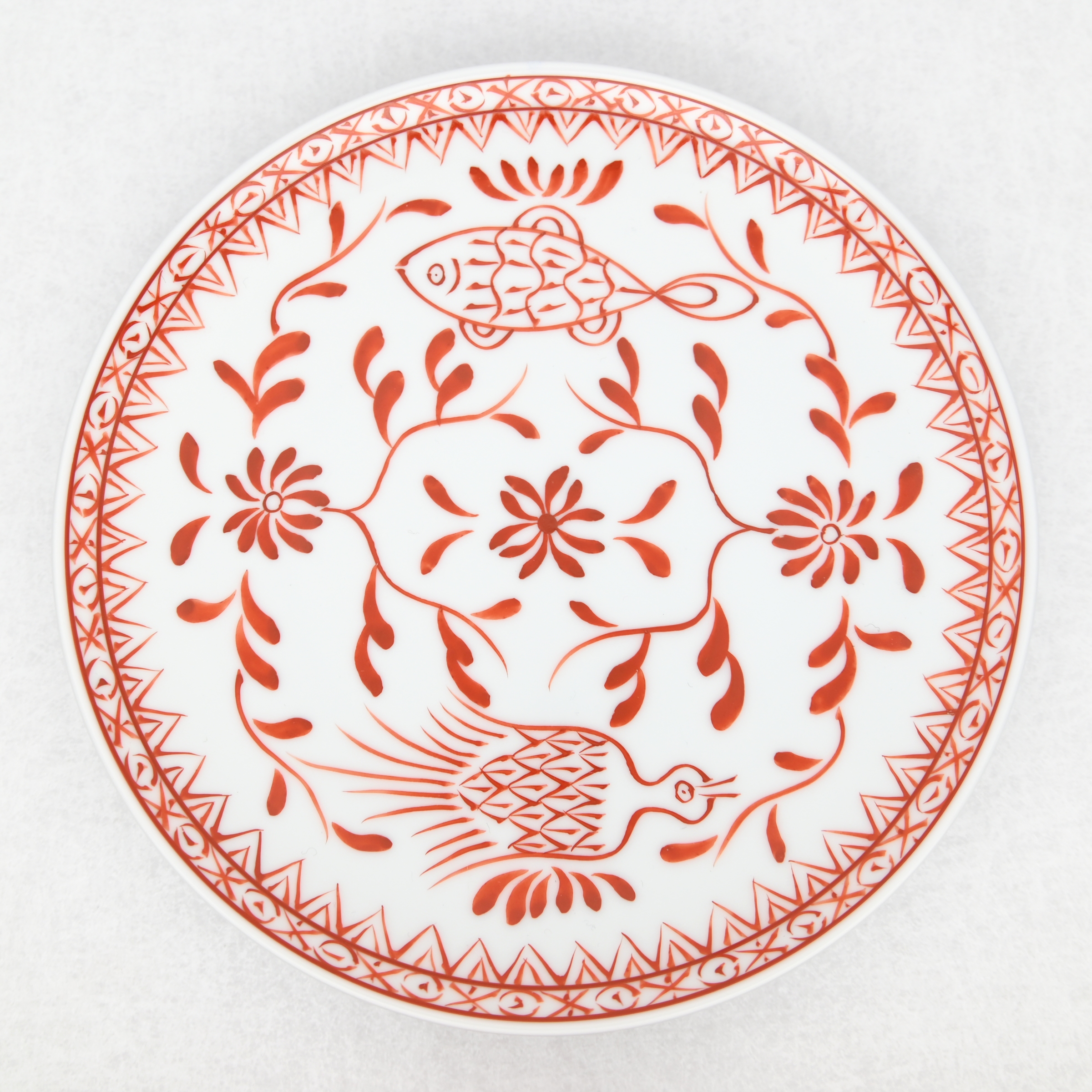 魚鳥文）中皿|有田焼の老舗-香蘭社オンラインショップ