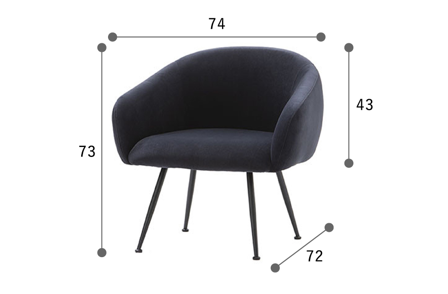 モーダ・エン・カーサ ジャバ ラウンジチェア