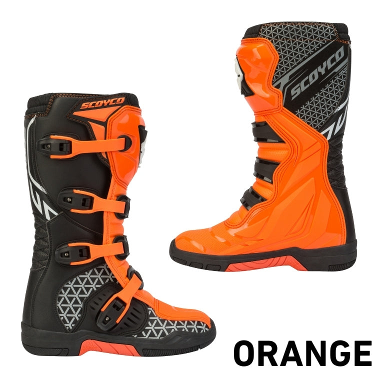 SCOYCO 軽量、初心者にも最適な オフロードブーツ MBM009 ブラック