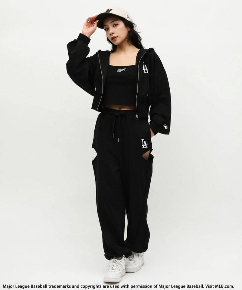 MLB】サイドカッティングスウェットパンツ(F ピンク)｜ スパイラル