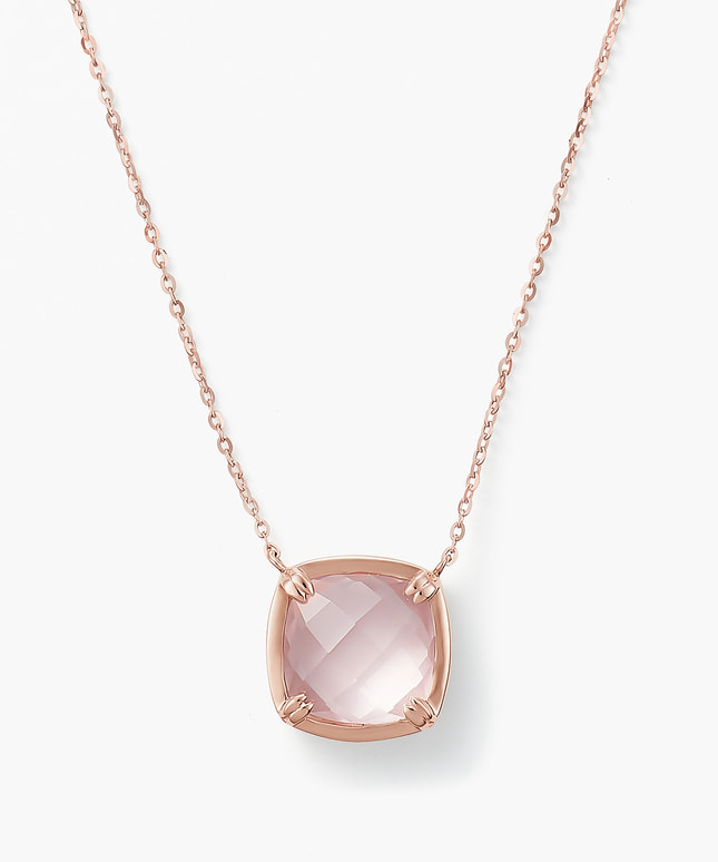 K18PG ローズクォーツ ネックレス|festaria Online Shop(フェスタリア