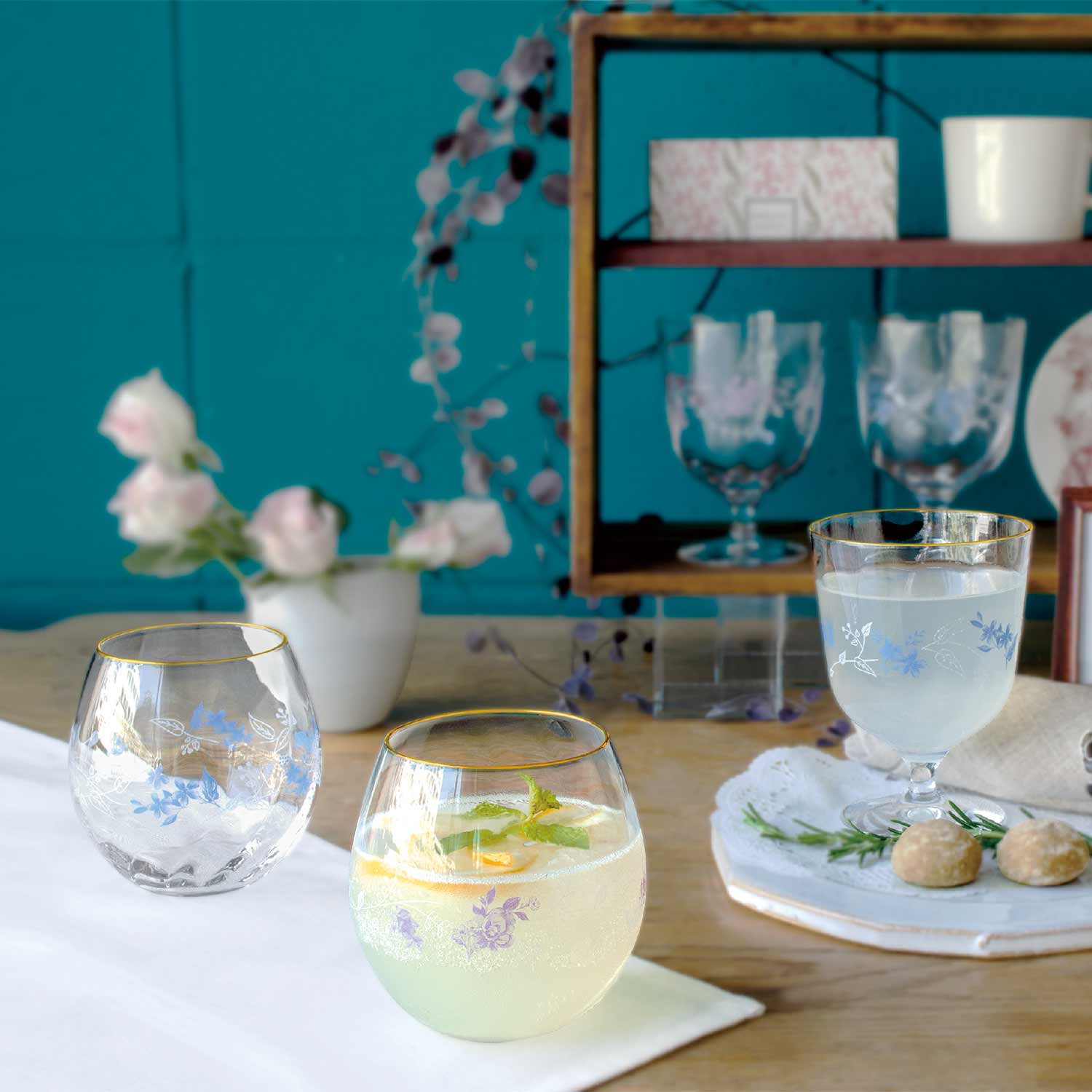 ペアフリーグラス（フラワー） G098-S107 / 東洋佐々木ガラス(株) 公式