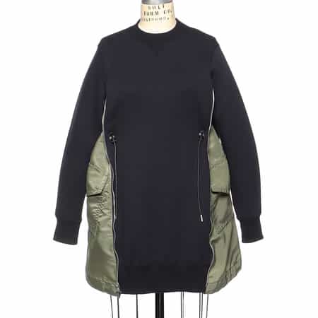 SACAI＜サカイ＞コンビネーション スウェットドレス（2244787）｜SACAI