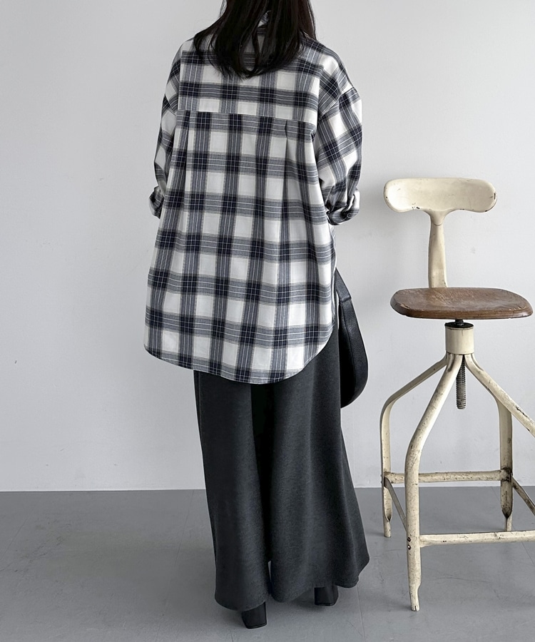 チェックシャツ(F BROWN): トップス｜PMbox P&M OFFICIAL ONLINE STORE