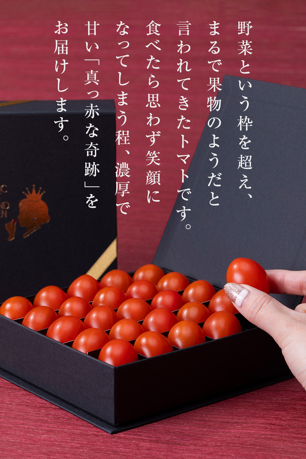 フルーツミニトマト GRAND QUEEN 約250g | OSMIC FIRST onlineshop