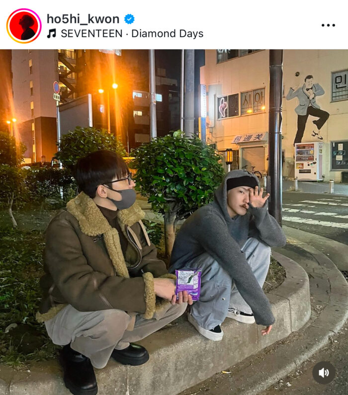 SEVENTEEN ホシ・ウォヌ]ファミリーマート島之内2丁目店前 - oshito