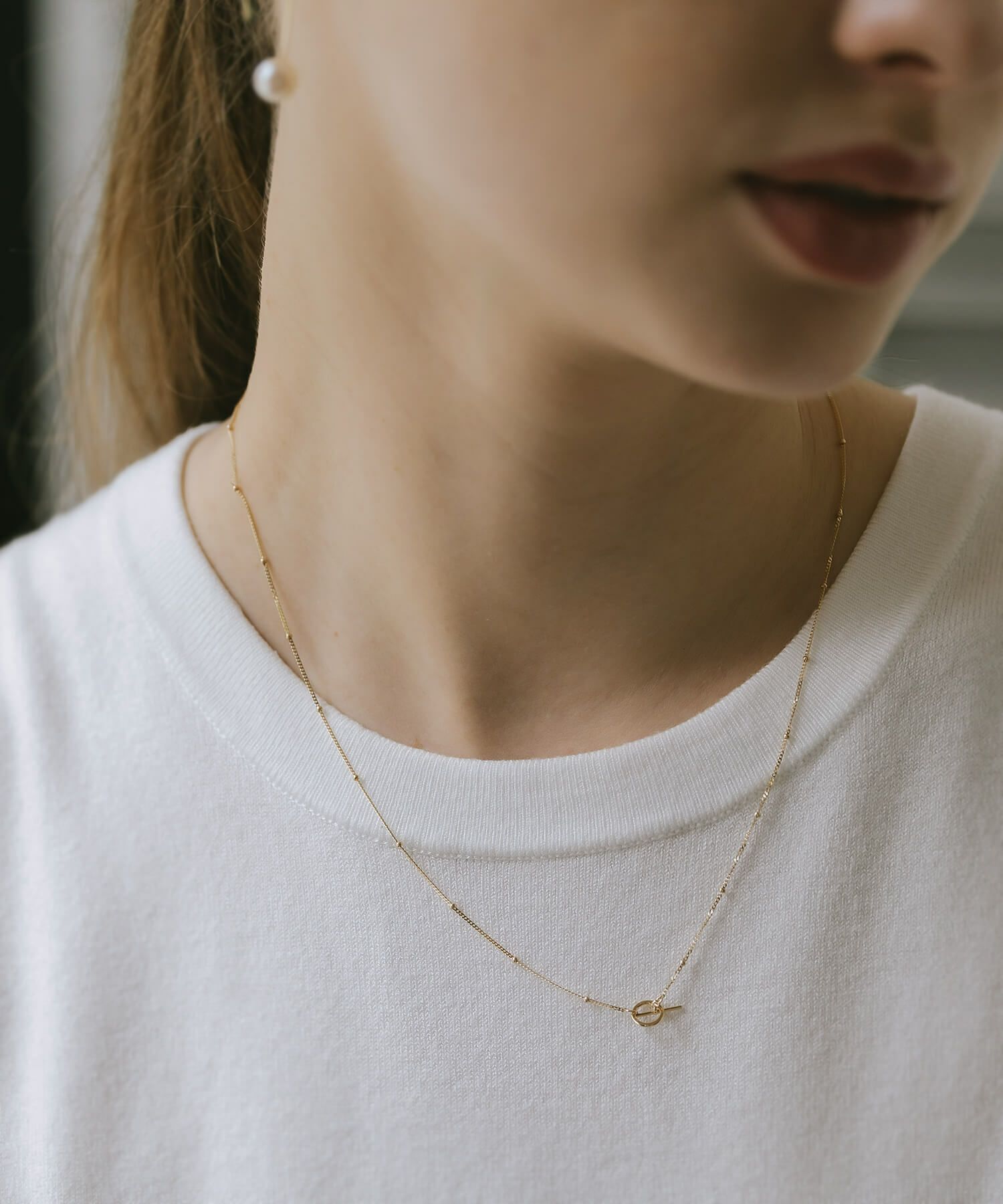 10K ゴールド ネックレス チェーン レディース 【ariadne-stella