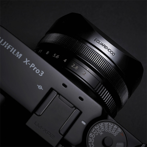 スクエアフード FUJIFILM XF18mmF2専用 角型アルミフード SQUAREHOOD