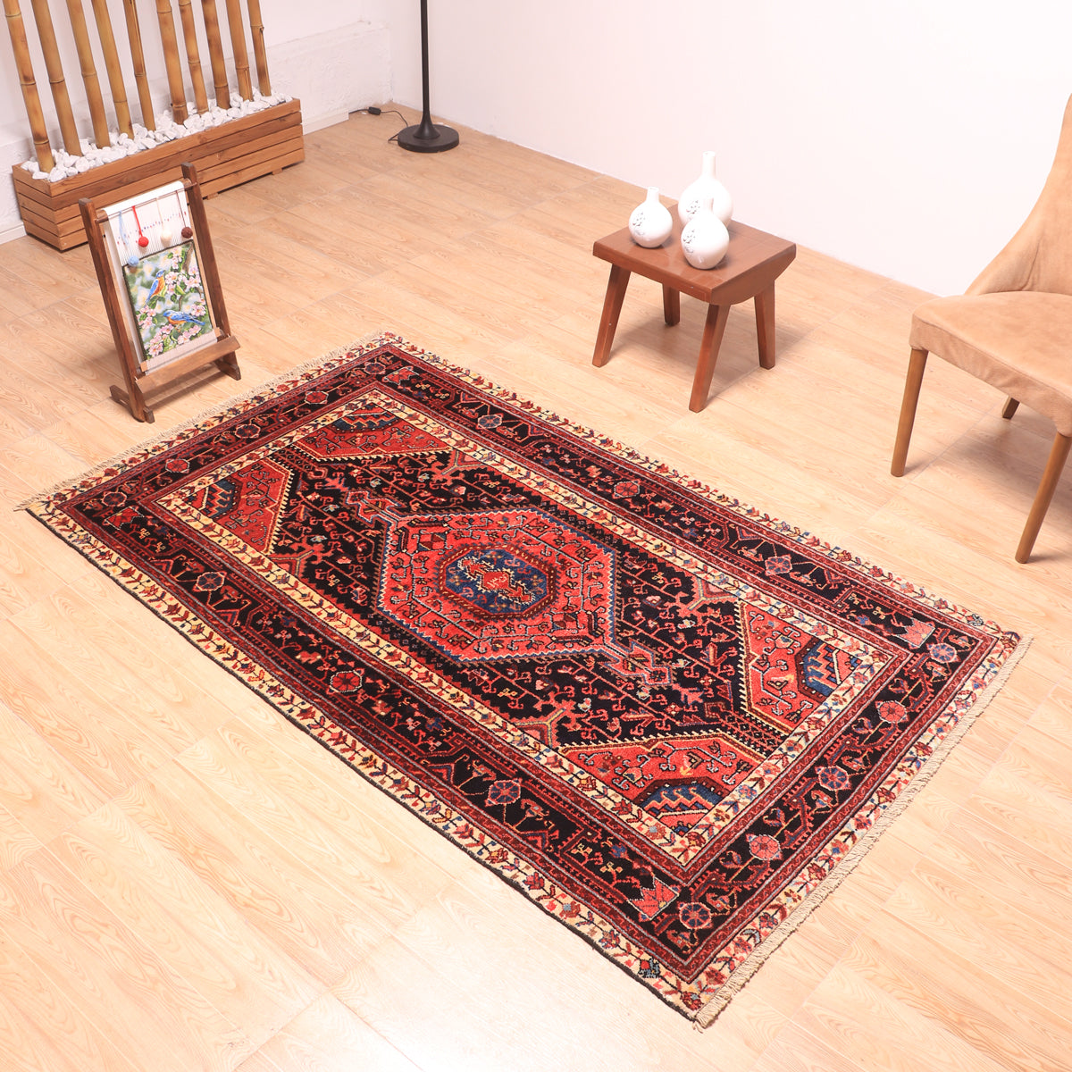 ペルシャ絨毯 (トゥイセルカーン) 200×120cm（FL-70157） – ギャッベ