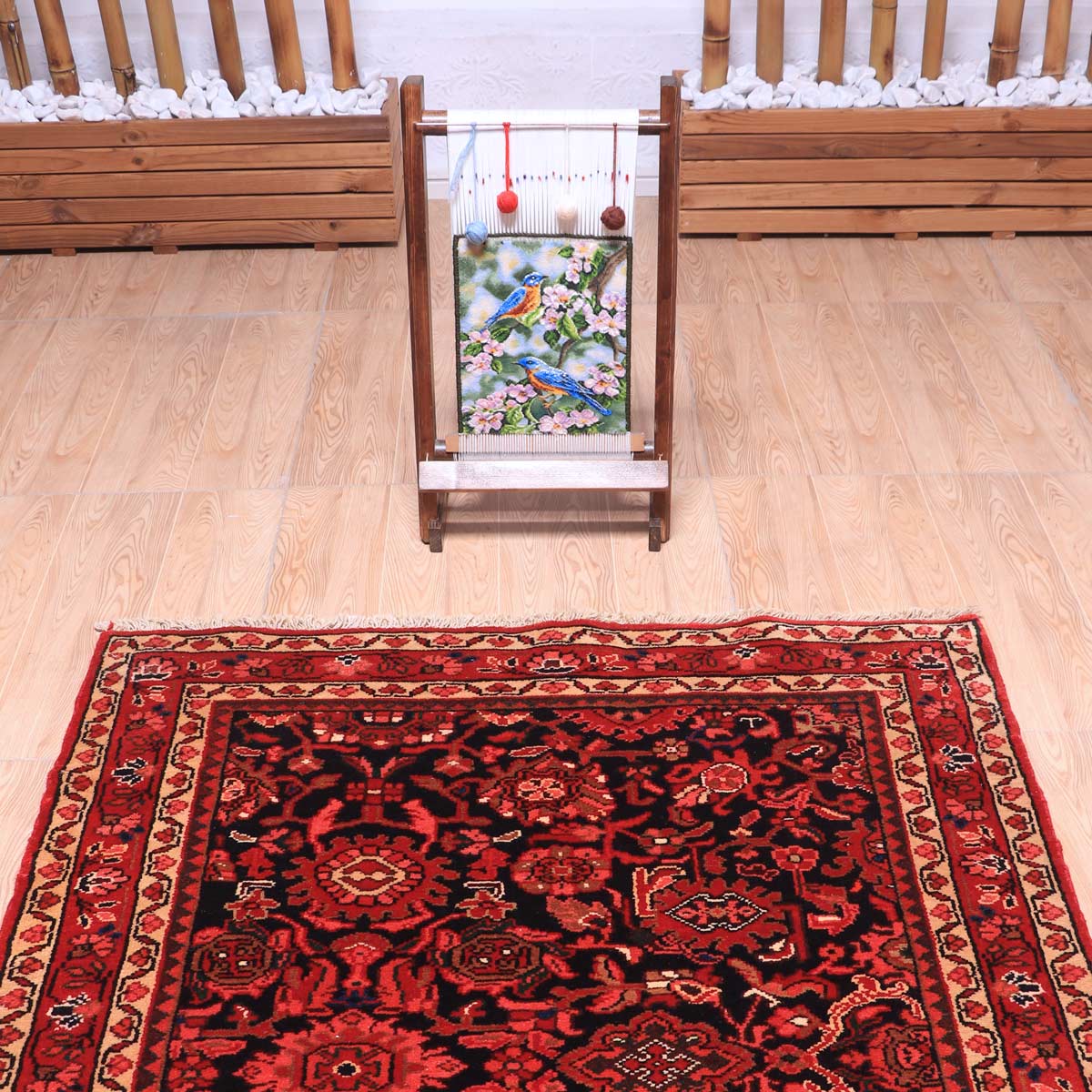 ペルシャ絨毯 (コリアイ) 195×109cm（FL-70154） – ギャッベ＆ペルシャ