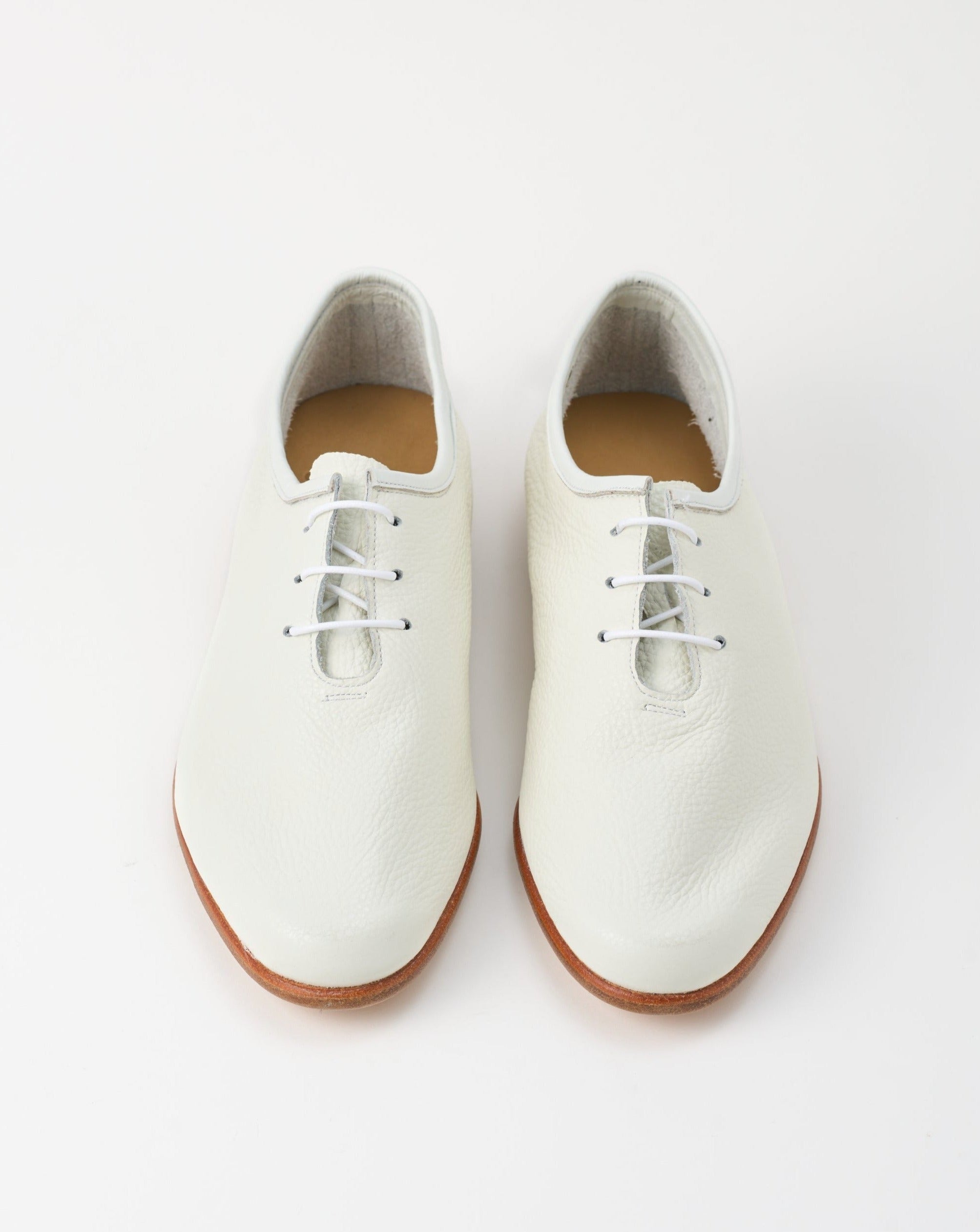 ORIENTAL オリエンタル 001 Unlined plain toe White (R-0002) レザー