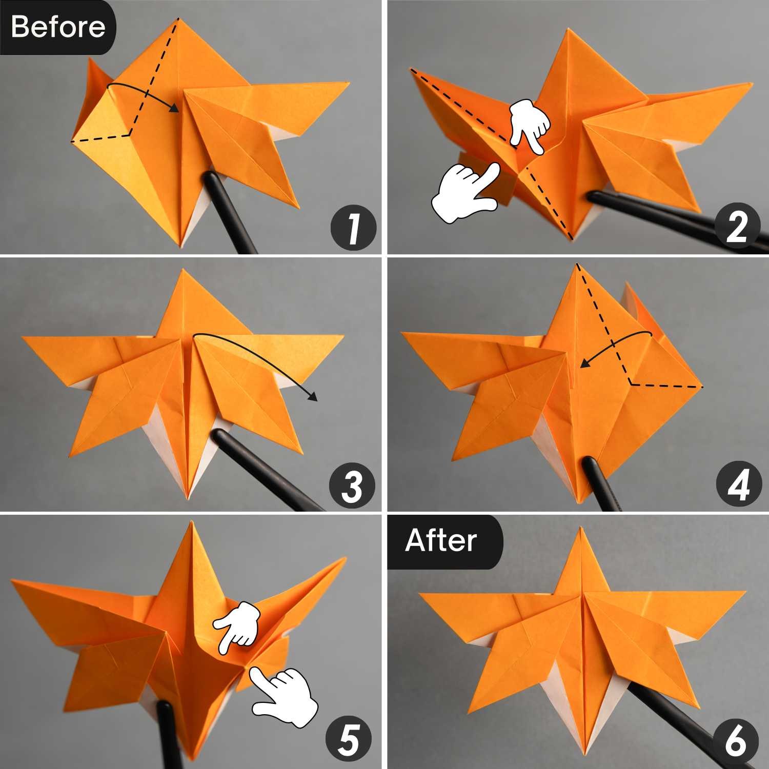 How to Fold an Origami Orchid - Origami OK