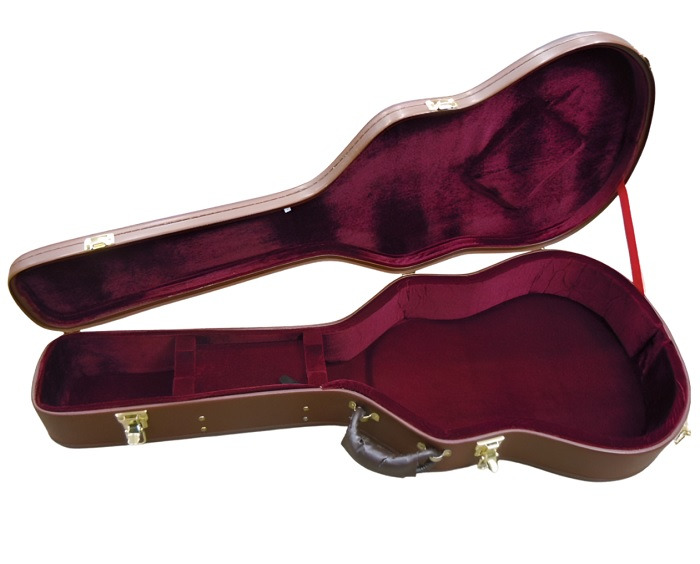 ギターケース 【新品アウトレット価格】ブラウンレザー クラシック