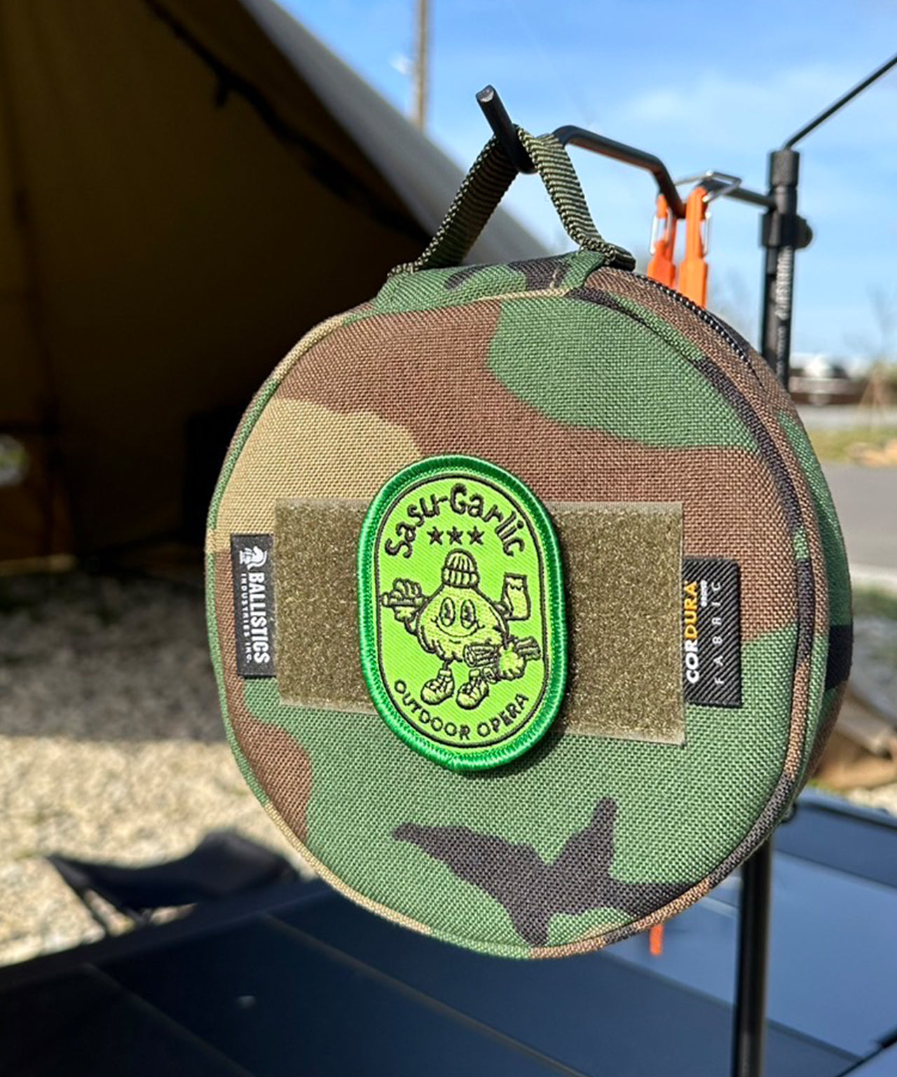 ガーリッくんワッペン（グリーン） – OUTDOOR OPERA