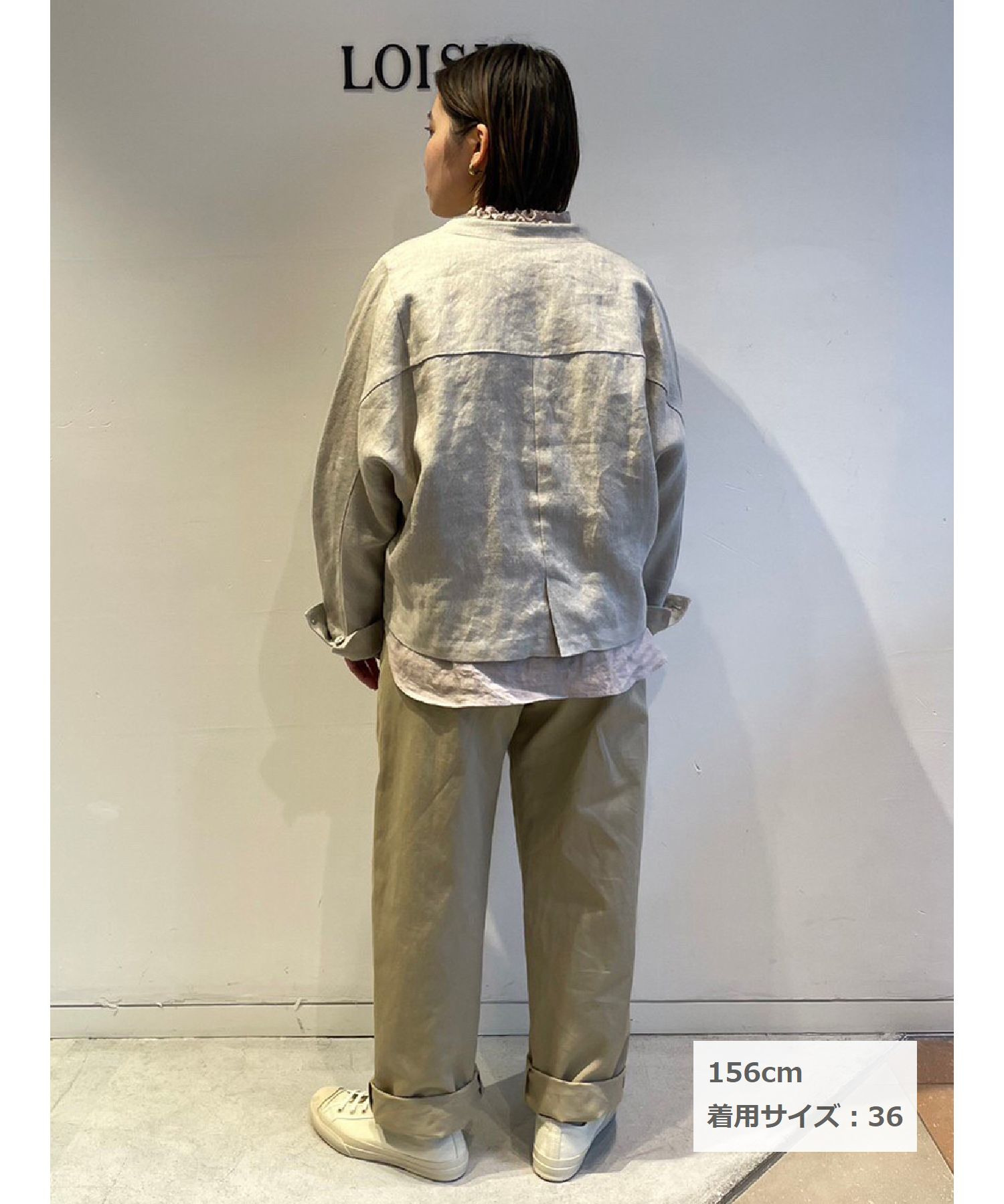 ハイカウントツイル2タックパンツ】｜【LOISIR(ロワズィール)】｜BIGI