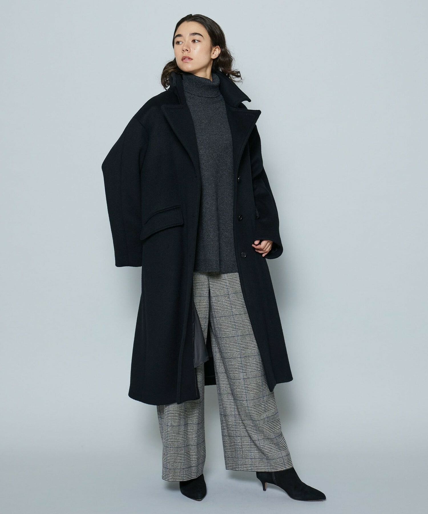 Lサイズ】ライトウールロングコート】｜【MOGA(モガ)】｜BIGI OUTLET