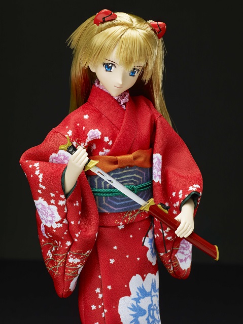 ヱヴァンゲリヲンと日本刀展』ビジュアルを再現！ 和ドール『式波