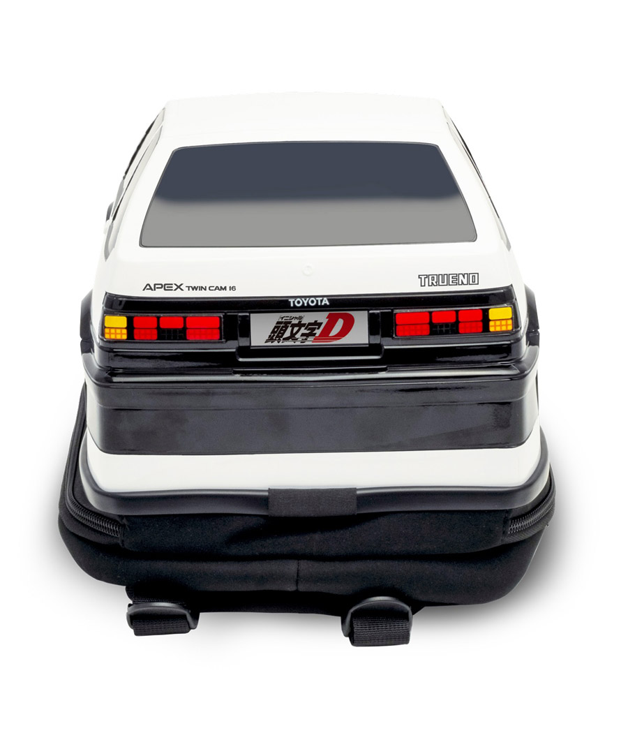 頭文字D」のハチロク（藤原とうふ店仕様）が子ども用のリュックに