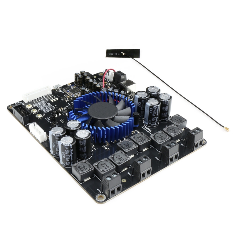4 x 100W Bluetooth 5.0 Multipoint + DSP Audio Amplifier Board