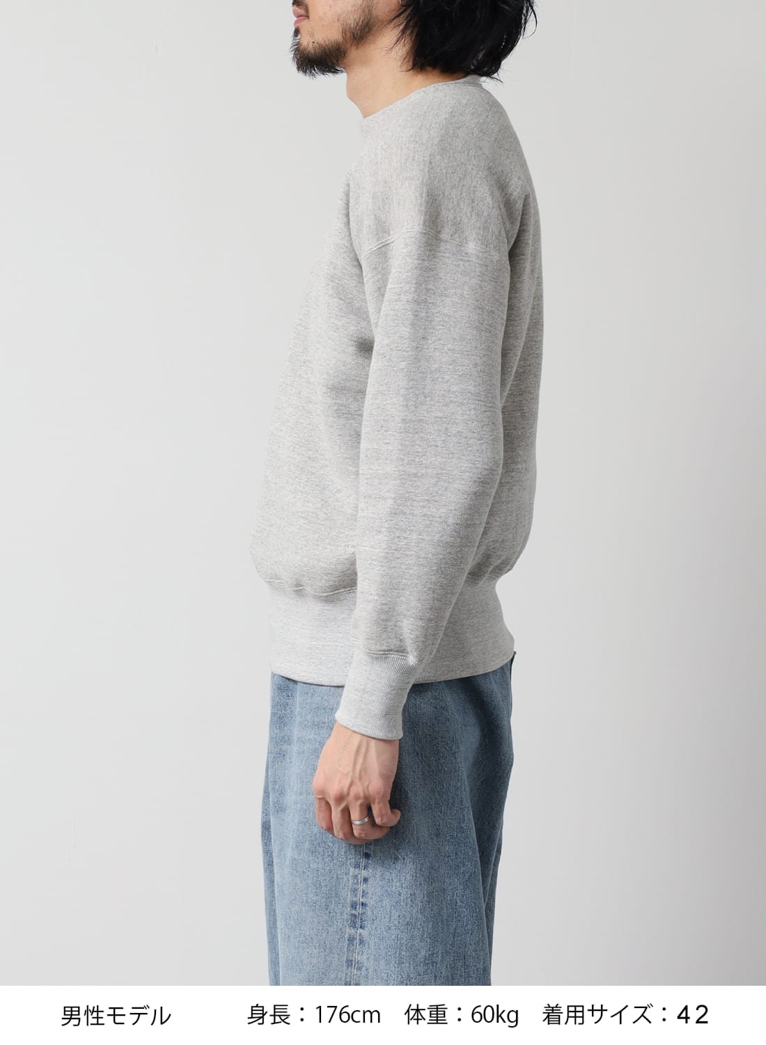 EXTRA COTTON FLEECE CREW NECK LONG SLEEVE|【別注カラー】エクストラ