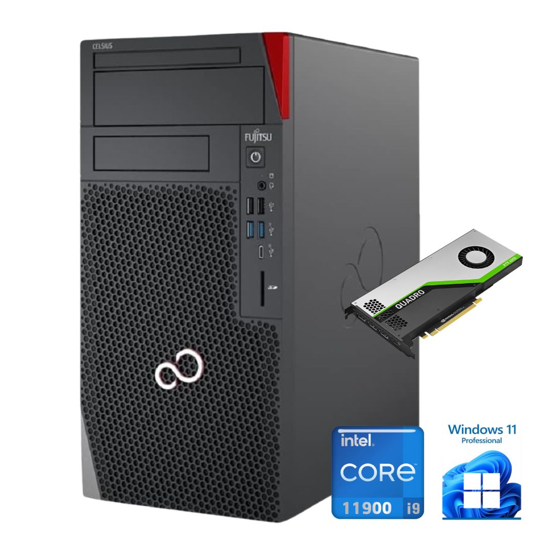Workstation Fujitsu Celsius W5011 I9 per Grafica, CAD e 3D