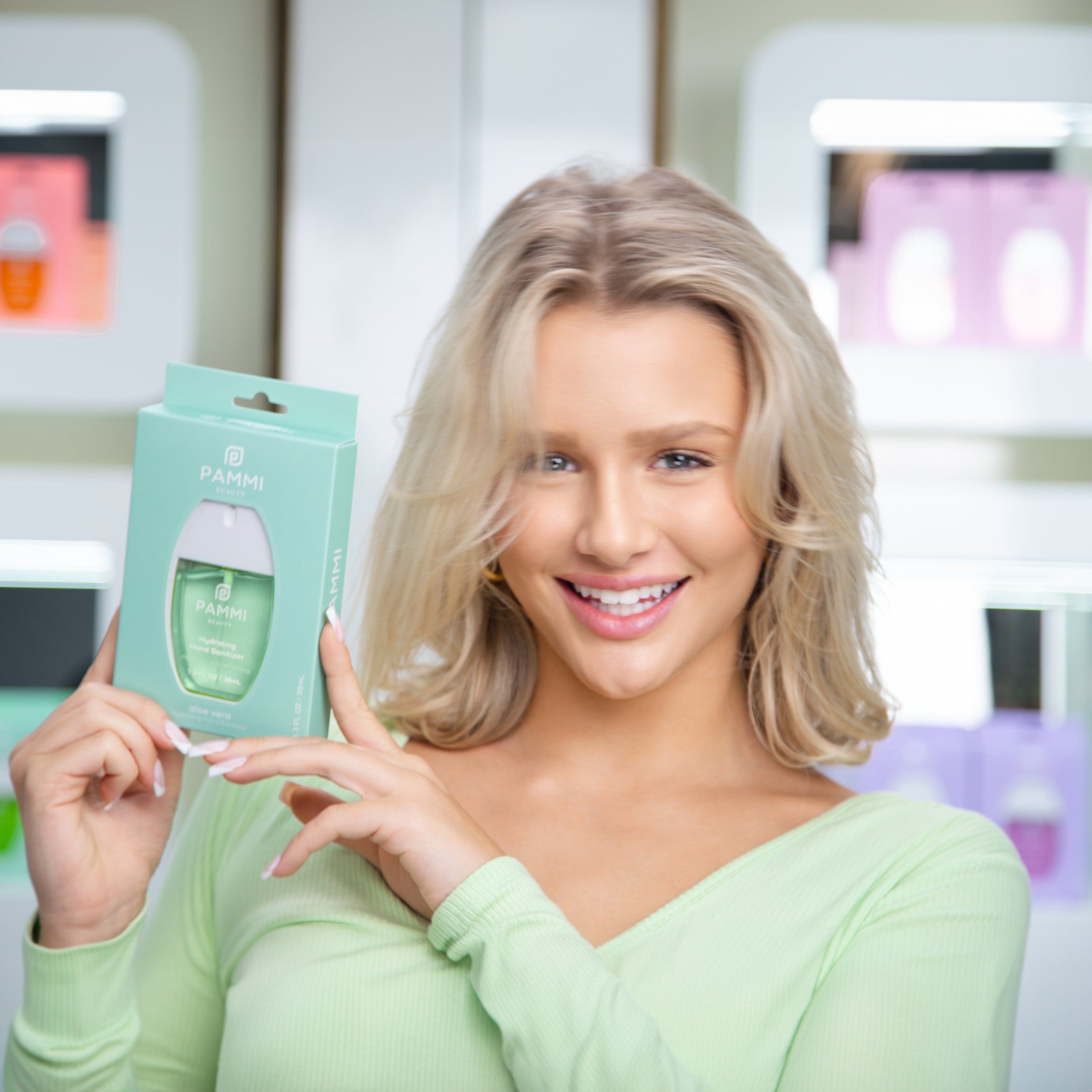 Hydrating Hand Sanitizer - Aloe Vera – Pammi Beauty