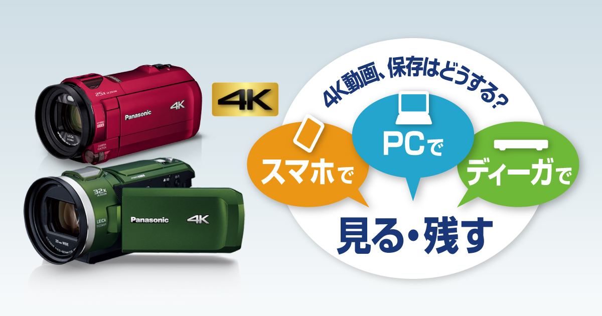 ビデオカメラのデータを見る・残す | デジタルビデオカメラ | Panasonic