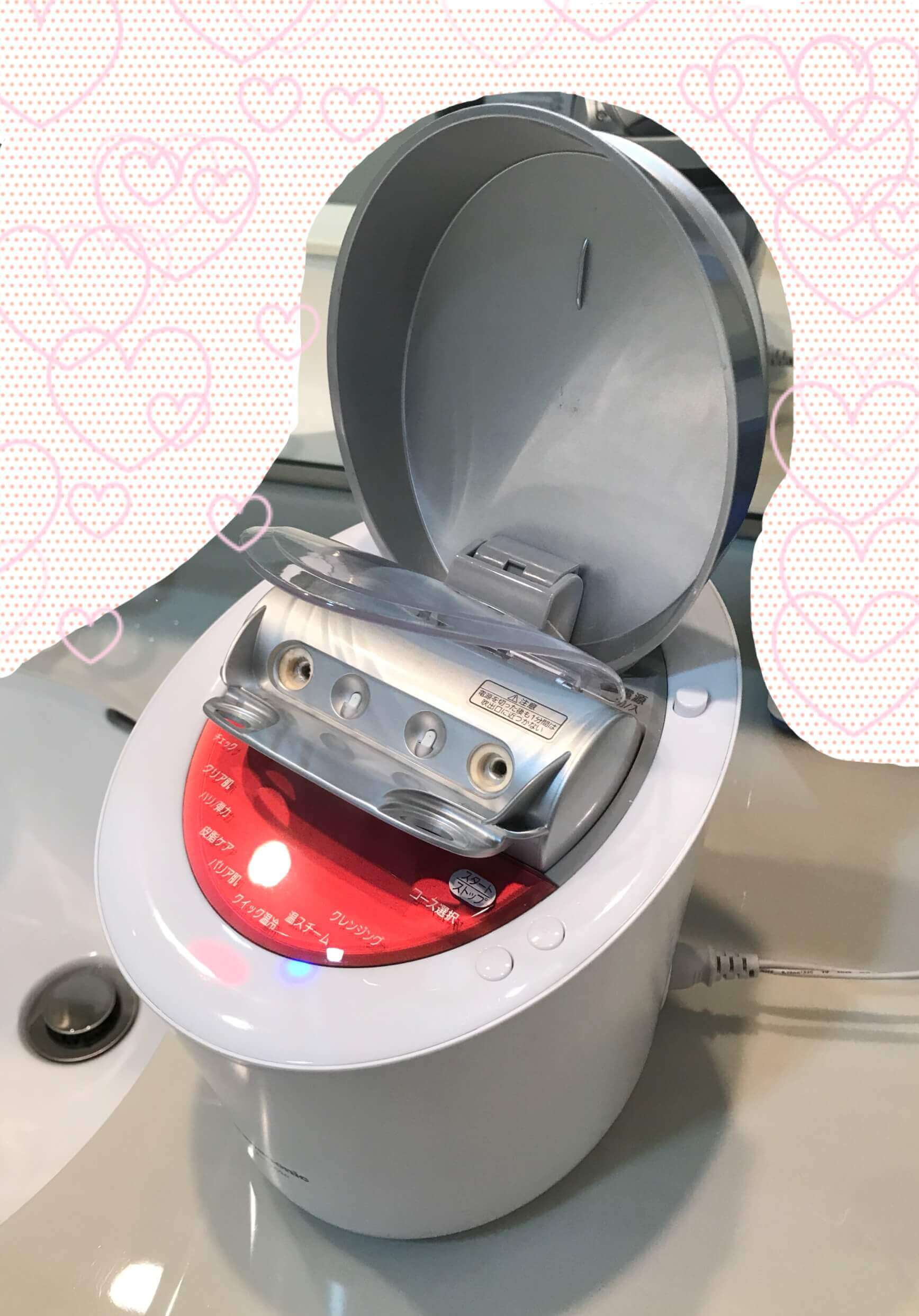 パナソニックのスチーマーナノケアW温冷エステが1番美肌に効果あり