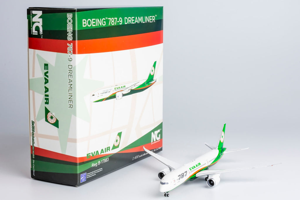 EVA Air Boeing 787-9 B-17883 NG Model 55108 Scale 1:400 – PandaFox
