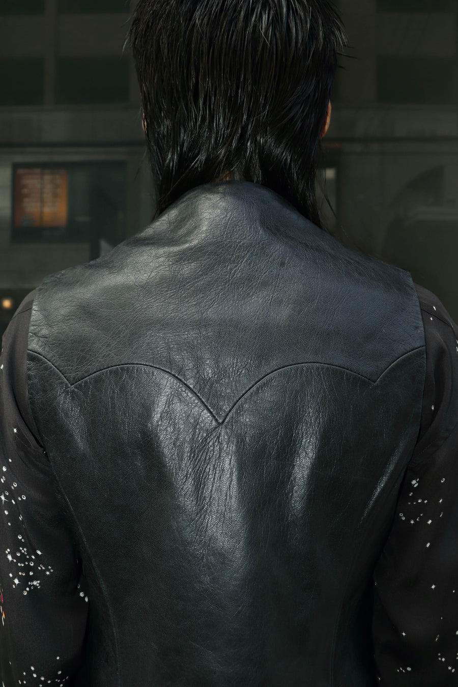 MASU(エムエーエスユー)のBAT LEATHER VEST BLACKの通販｜PALETTE art