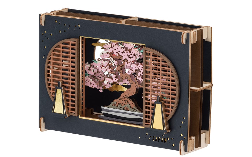 日本の情景シリーズ PAPER THEATER / PT-WL27 BONSAI - 桜 - | PAPER