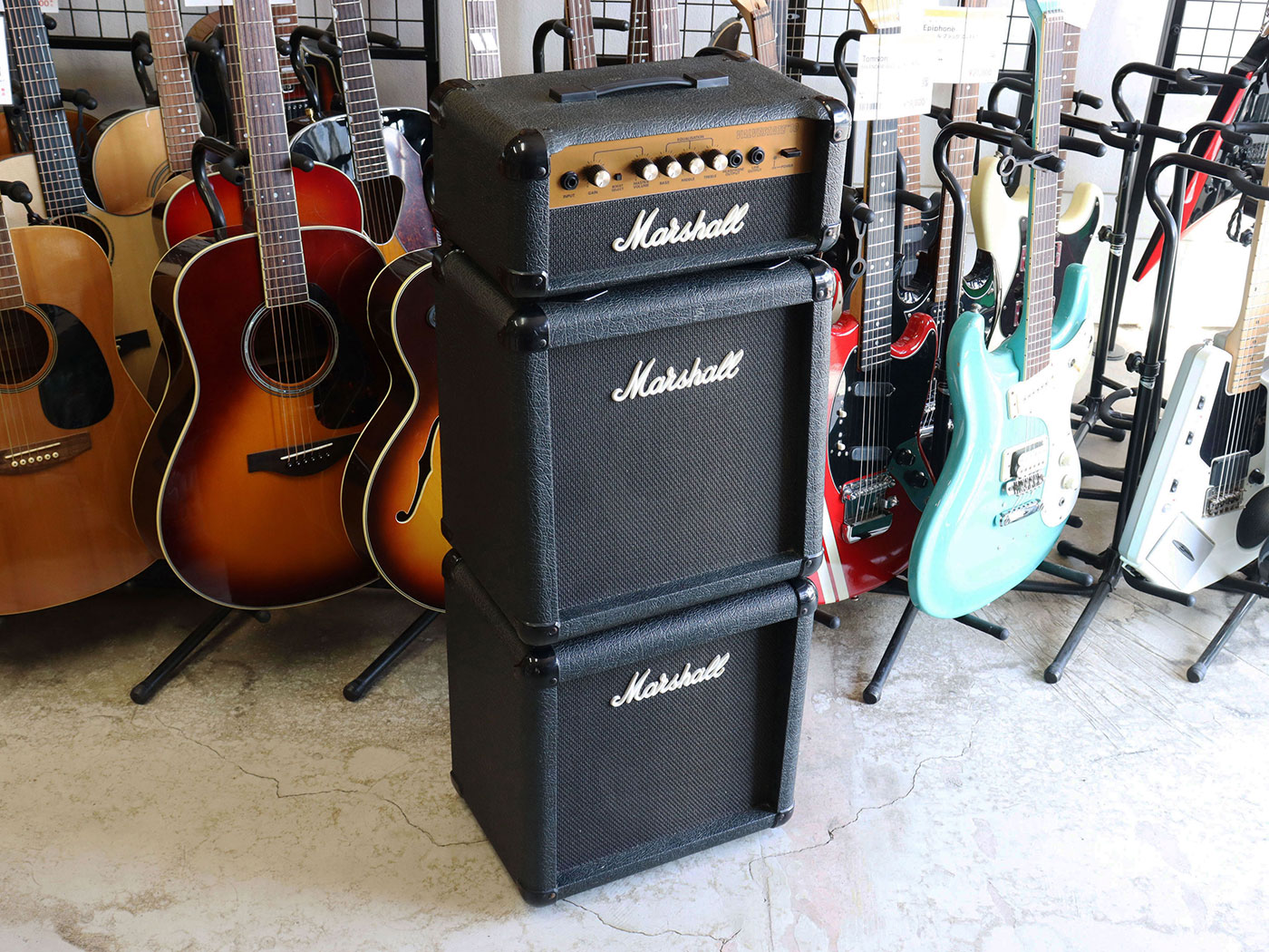 中古】Marshall VALVESTATE 10 8001 3段スタックアンプ UK製 - 神奈川