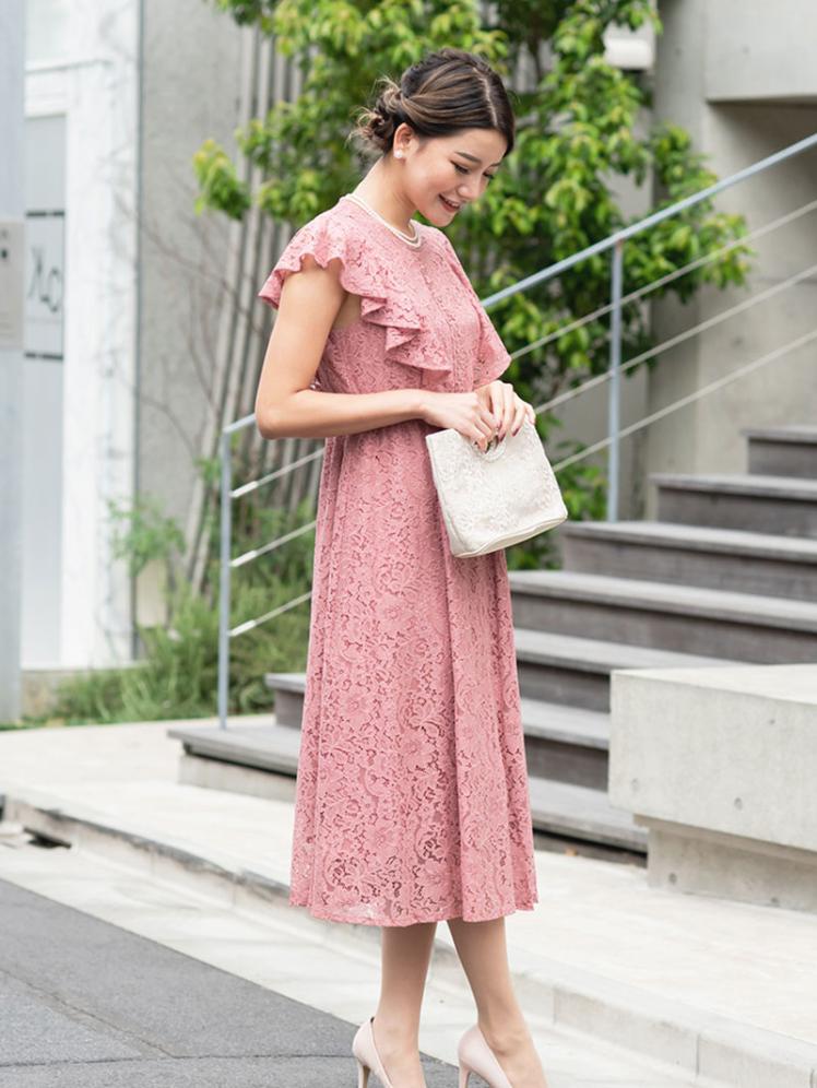 コードレースドレス(ピンク)CR1-326PI-M | パーティドレススタイル