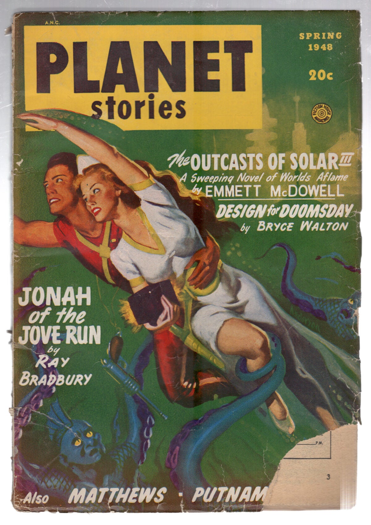Jonah of the Jove-Run in Planet Stories Spring 1948 | Ray Bradbury