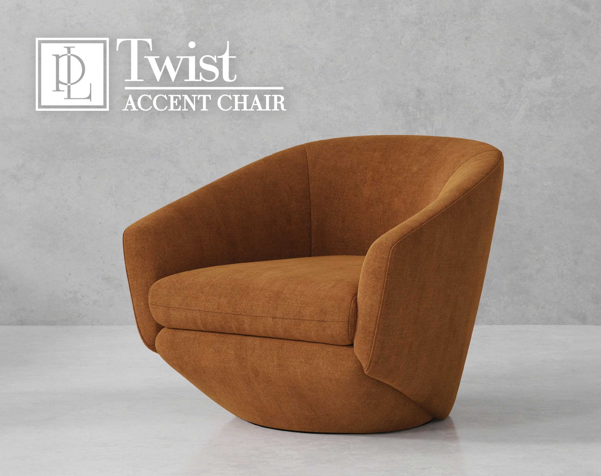 THE TWIST - ELISE RUST Accent Swivel Chair - Parker House Furniture