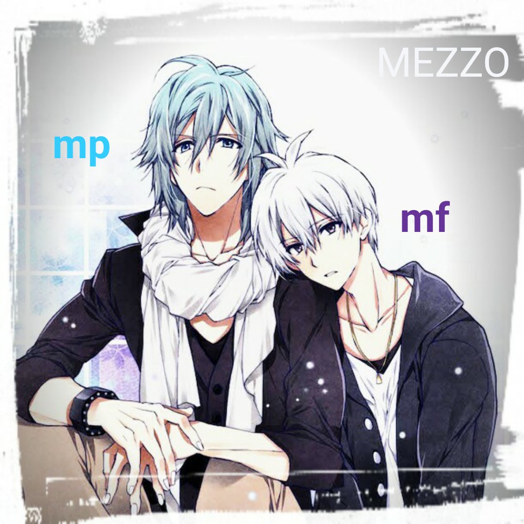 アイナナのストーリーをやっと読み進めてだけど、MEZZOの二人のマーク