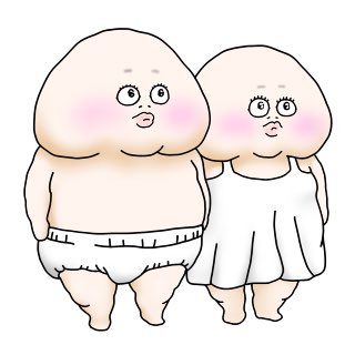 ムチムチ！むんち君 はLINEスタンプから生まれたキャラクターだよ