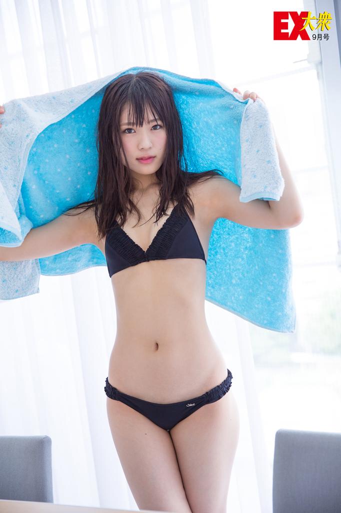 EX大衆9月号・発売中】 NMB48渋谷凪咲さんグラビア未掲載カット第二弾