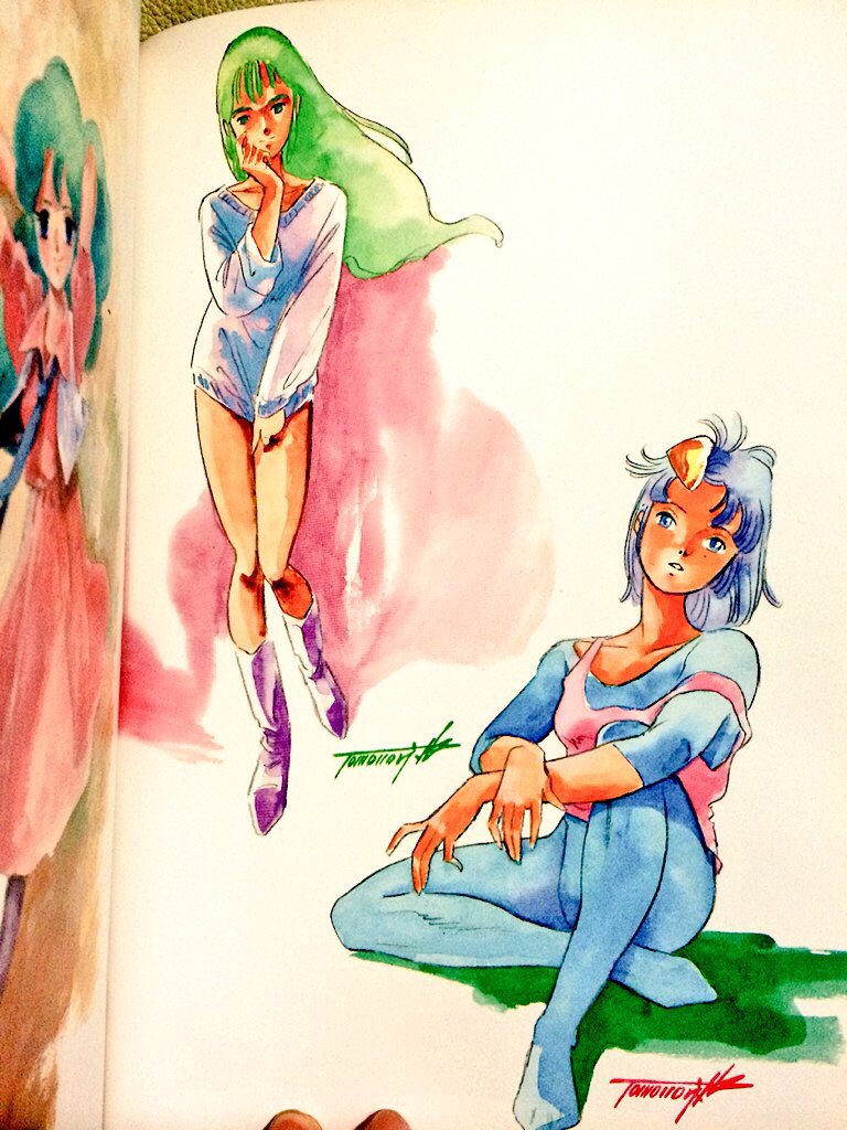 湖川友謙さんの描く女性キャラが好きだ！ジロンを初めて見た時の衝撃w