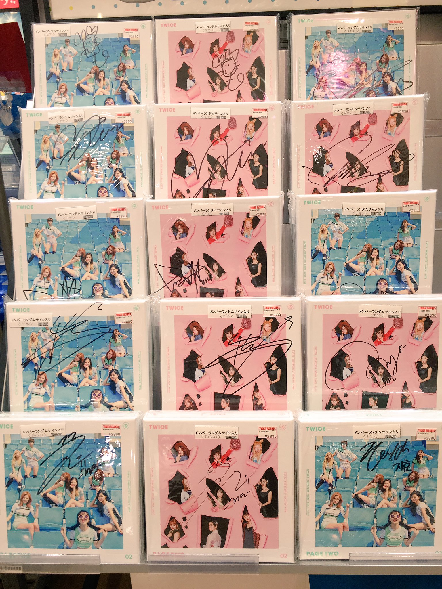 TWICE ENEMY サイン 全員 全サ サイン会 TWICE ENEMY サイン 全員 全サ