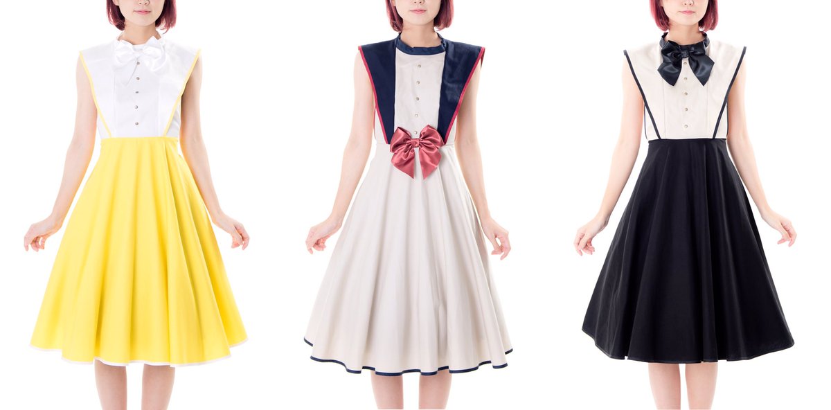 M企画新作のお知らせ📣 軍服セーラーワンピースの受注を開始しました