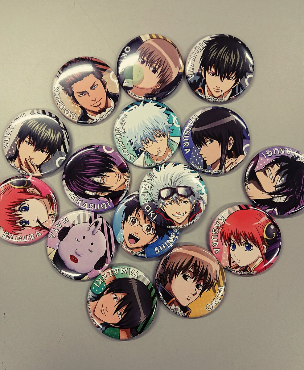 ジャンプフェスタ ジャンフェス 2025 ローソン 缶バッジ 銀魂 神楽 18