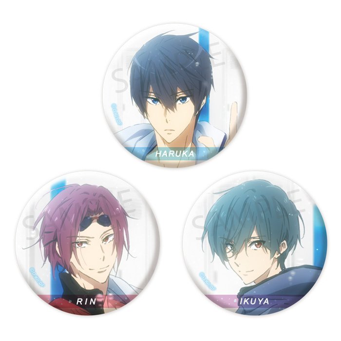 Free!DF 新商品】 「缶バッジセット【Water】」の受付を開始しました