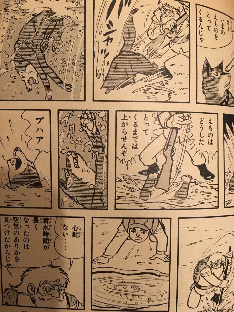 昔別垢でも何回か呟いたけど、原作戸川幸夫・作画石川球太の『牙王