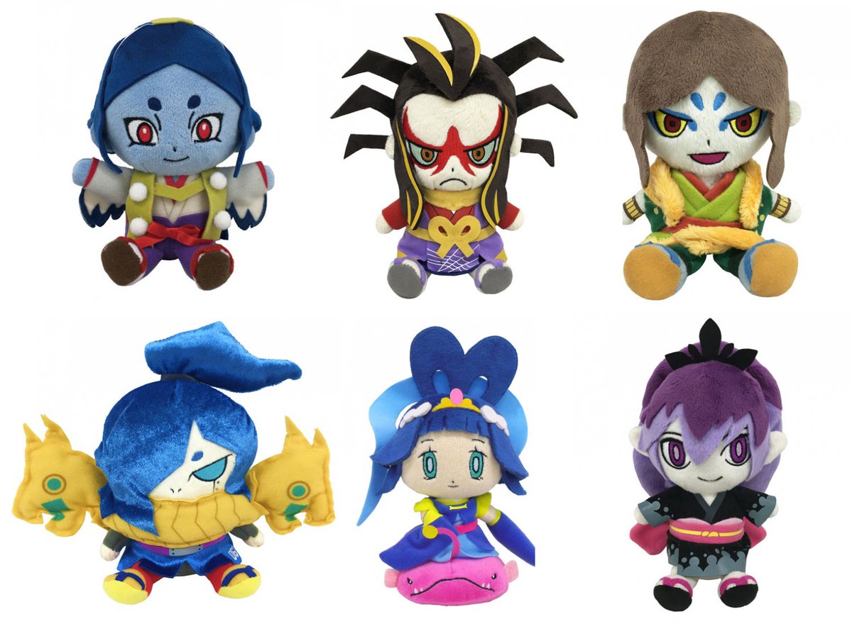 オープニングに登場した妖怪のうち、新登場の6体（烏天狗、土蜘蛛、大