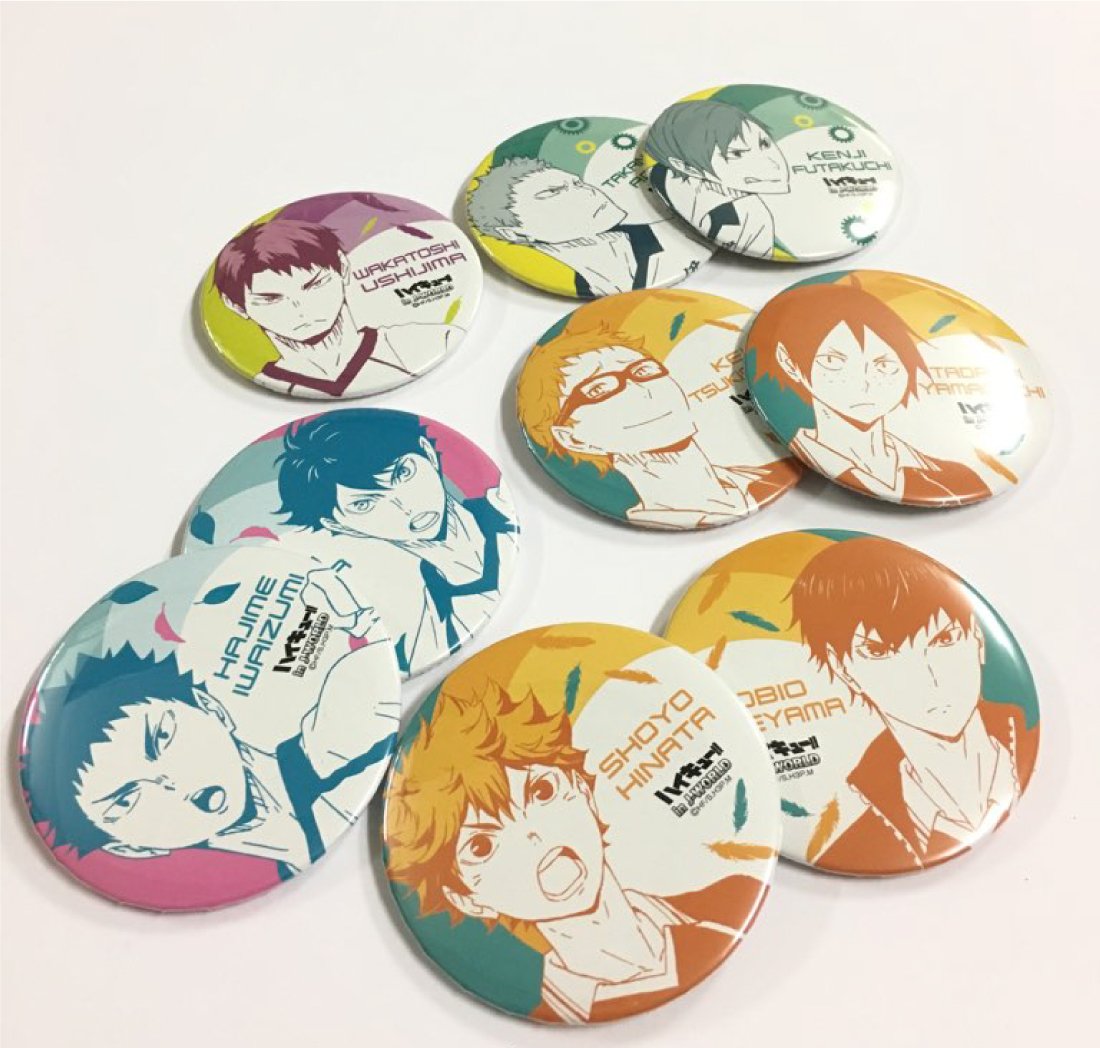 ハイキュー J-World TOKYO坂之下商店 宮城フェスホロ缶バッジ 縁下