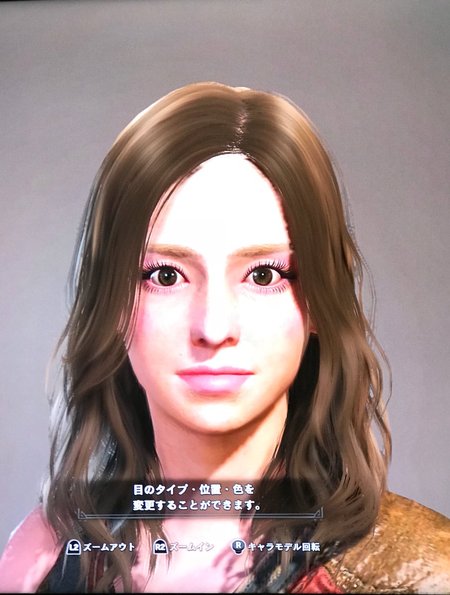 モンハンで北川景子様を作ってみた 横顔は完全に景子ちゃんになのに