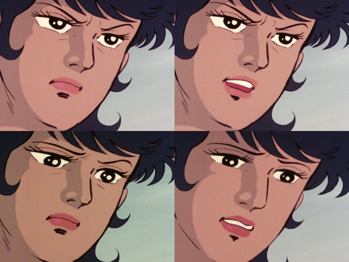 グレートマジンガー最終回の1話前の鉄也とジュン。 森下圭介さんの筆が