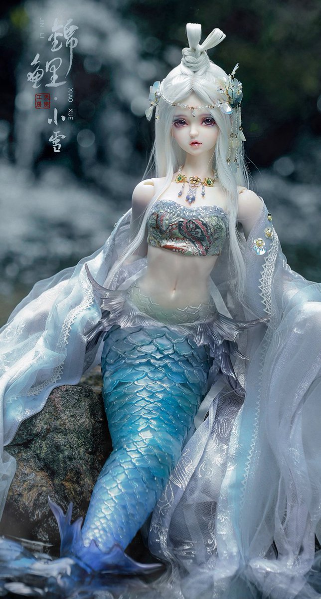 AngellStudio【#発売予定】AS1/3サイズ人魚「錦鯉」🐠小雪ちゃんの尾っ