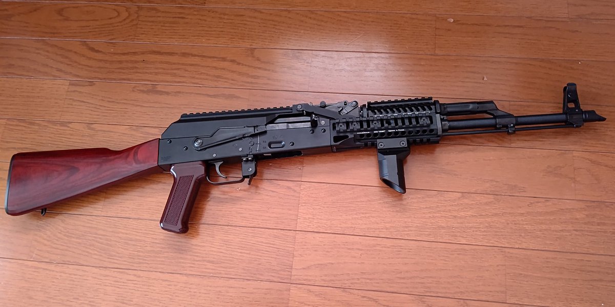 ということで東京マルイ AKM GBBに Zenit B-10M B-19 B-33投入です！！！